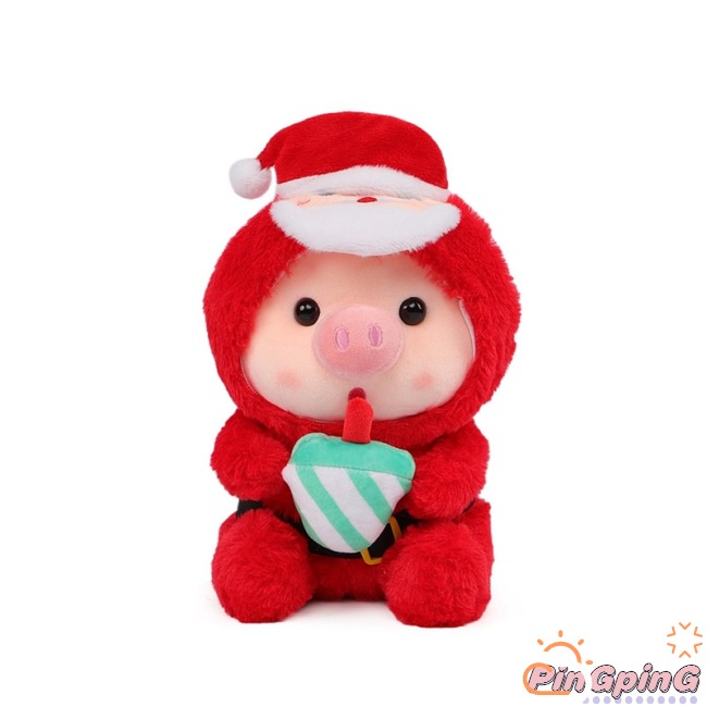 Túi Đựng Điện Thoại 2023new!!!! Heo Nhồi Bông 25cm Mềm Mại Dễ Thương Trang Trí Cây Thông Noel