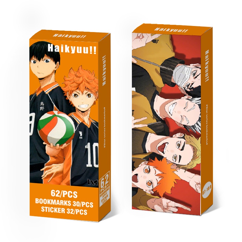 Genshin, ONE PIECE,BLUE LOCK, OSHI NO KO, My Hero Academia, Haikyuu!! NARUTO, Jujutsu Kaisen,Tokyo Revengers, Chainsaw Man, Demon Slayer Bookmark Stickers