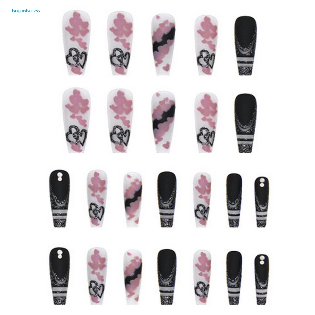 Huyunbu Móng Tay Giả Bằng abs Chất Lượng Cao Thoải Mái Cho Nữ