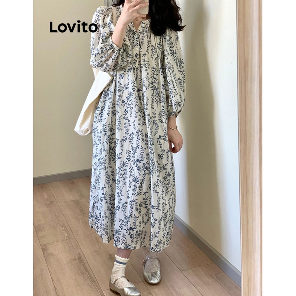Lovito Đầm hoa Ditsy thường ngày dành cho nữ LNA26150