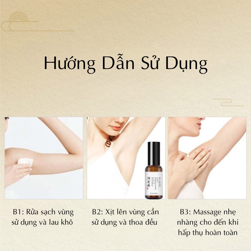 Xịt Khử Mùi Hôi Nách Đông Y Ngăn Ngừa Mồ Hôi Dưới Cánh Tay Cho Cả Nam Và Nữ Khử Hoàn Toàn Mùi Hôi Cơ Thể Đem Lại Cảm Giá