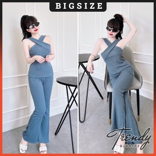 Set Thời Trang Nữ Bộ Dài Thun Gân Tăm Bigsize 45-85kg