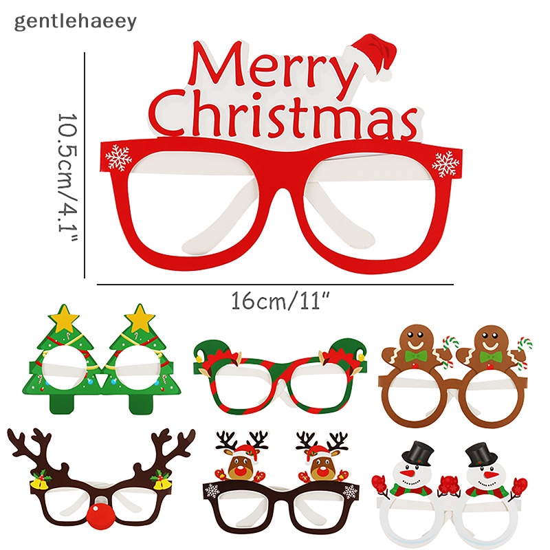 Gent Set 9 Khung Kính Làm Quà Tặng Giáng Sinh / Năm Mới / Cây Thông Noel Trang Trí Cho Bé