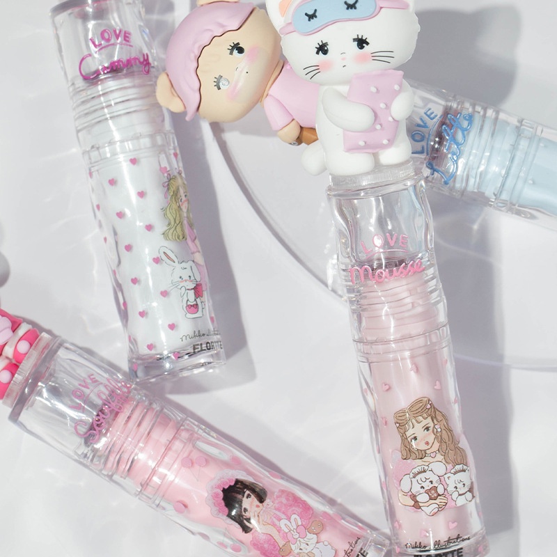 Son Bóng Dưỡng Ẩm Môi flortte X mikko Luwhicey
