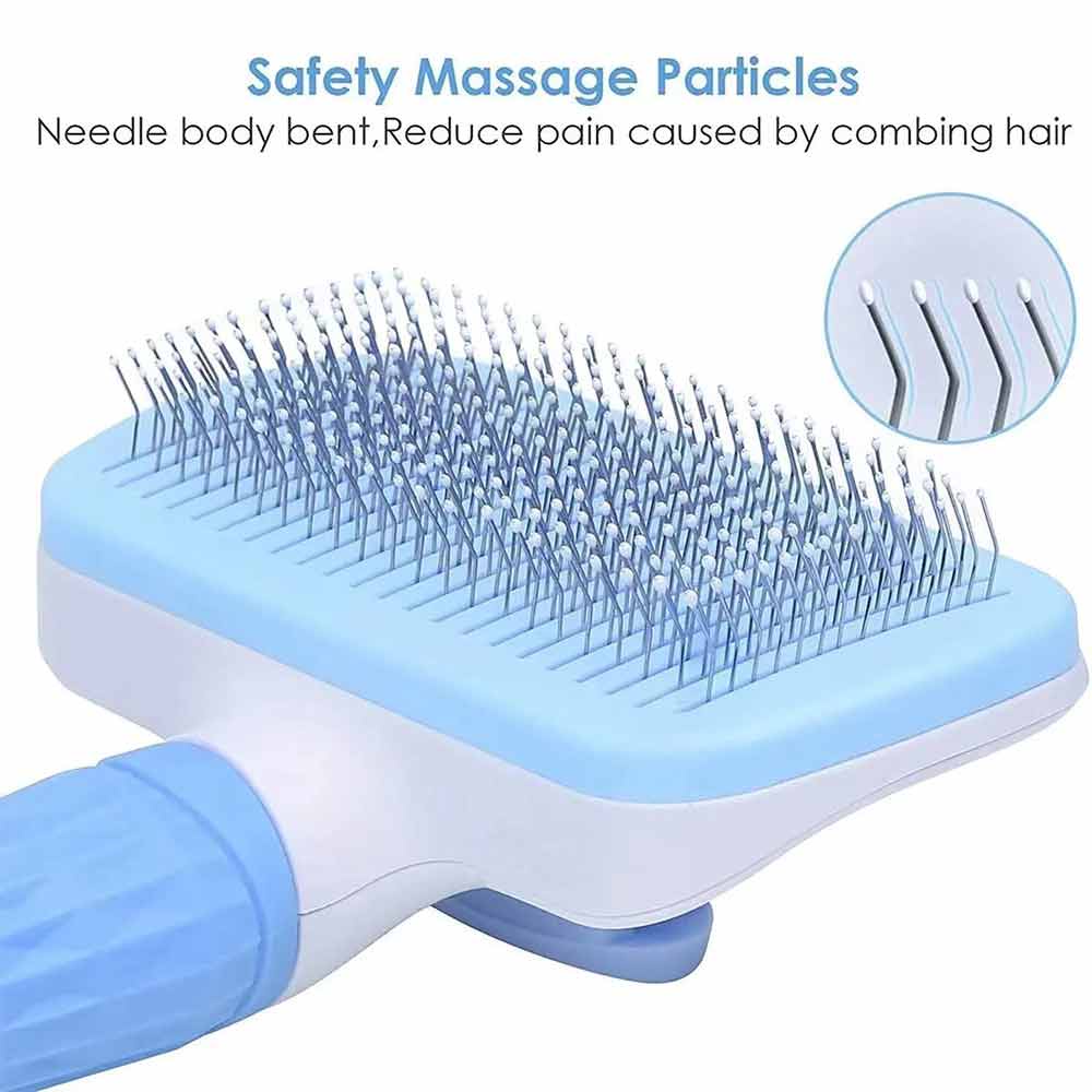 One click hair removal pet comb friendly pet skin protection design effectively removes dead hair