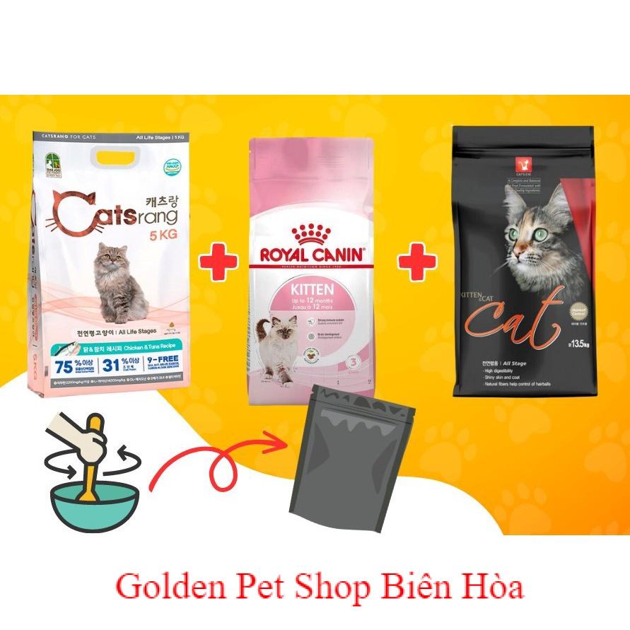 Hạt Mèo Mix CATSRANG CATSEYE CANIN -1kg zip Tiêu Búi Lông - Tăng Cường Hệ Miễn Dịch