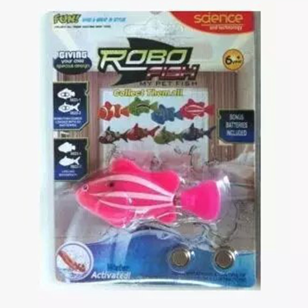 Cá robot Đồ Chơi Có Đèn Dùng Trang Trí Bể Cá