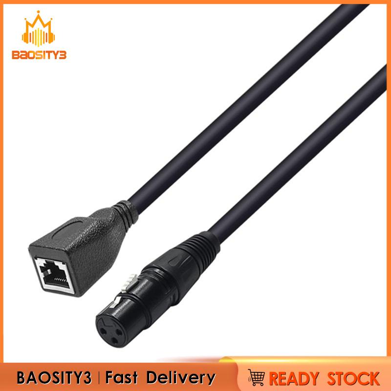 Cáp Chuyển Đổi xlr 3 pin rj45 xlr female Sang rj45 30cm