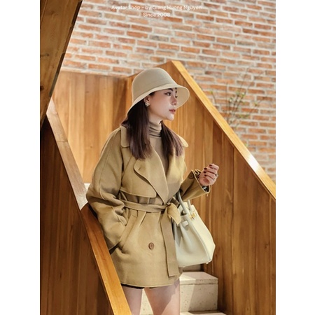 Áo khoác mangto form vừa ms 6639