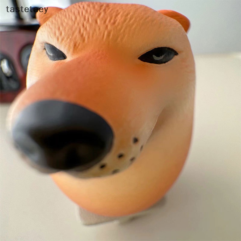 Tast Quả Trứng Chó shiba inu Thực Tế Bằng pvc Trang Trí Bàn Làm Việc / Văn Phòng / Làm Quà Giáng Sinh Vui Nhộn