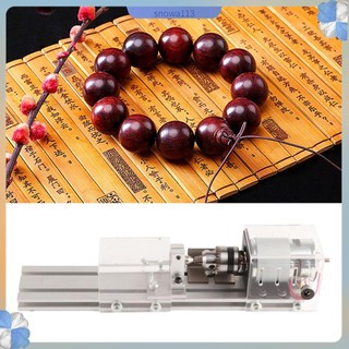 Mini giay máy tiện hạt 12‑24v diy gỗ mài đánh bóng dụng cụ khoan
