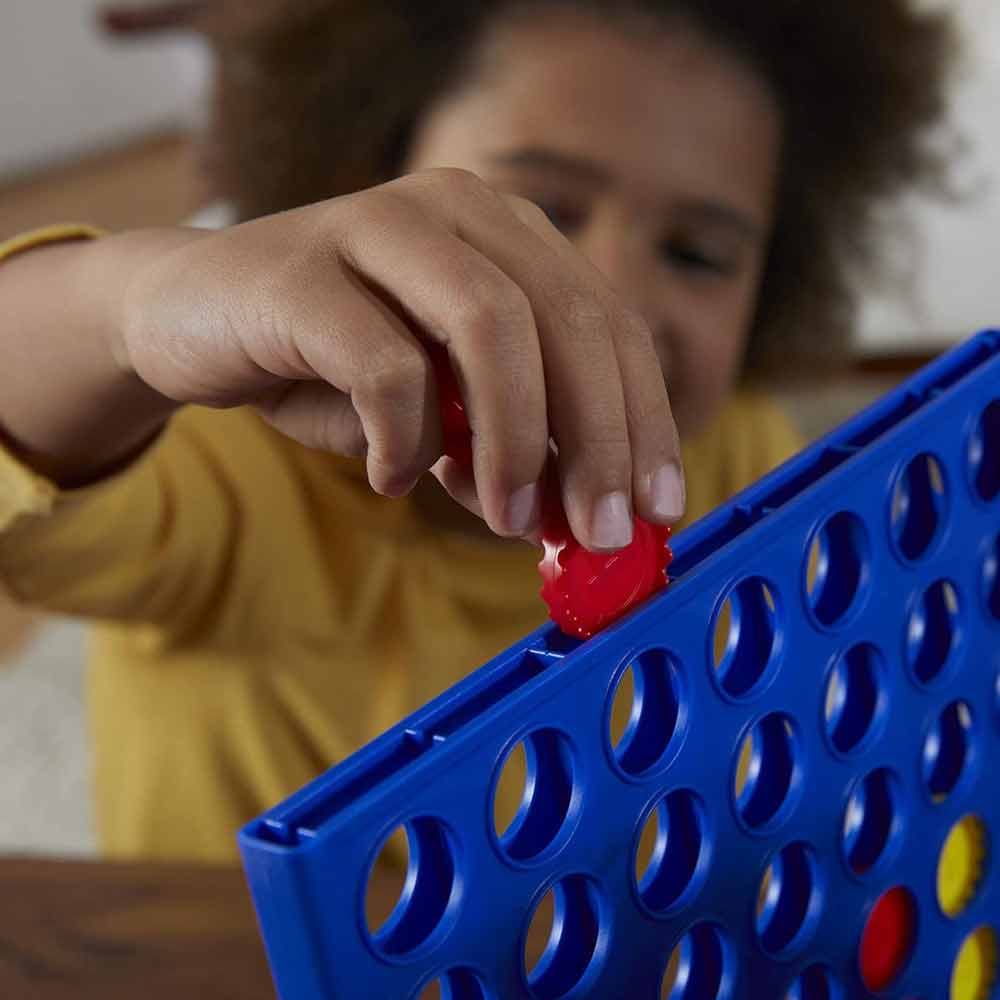 Connect 4 In A Line Chess Game Children's Educational Toys Foldable Lined Up Three-dimensional Desktop Board Games
