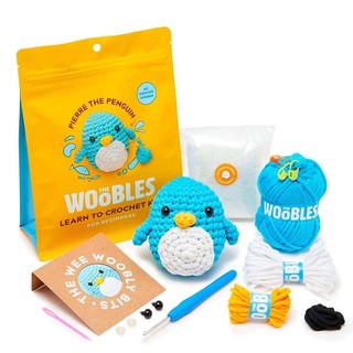 Beginner Crochet Kit with Crochet Hooks Yarn Set DIY Crochet Stuffed Animal Kits