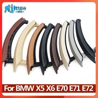 Rto tay nắm cửa trái phải bằng da cho bmw x5 x6 e70 e71 e72 2007-2013