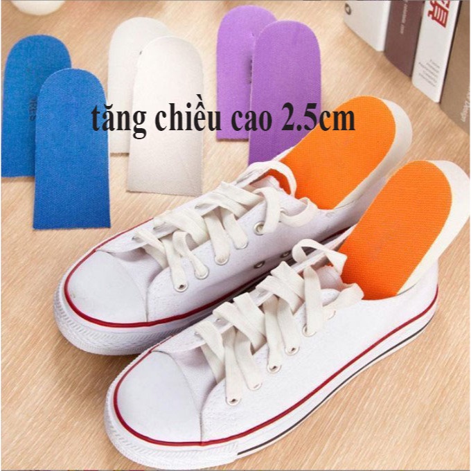 Miếng Lót Đọn Giày Tăng Chiều Cao 2 miếng dày 2.5cm gia đình smart hà nội