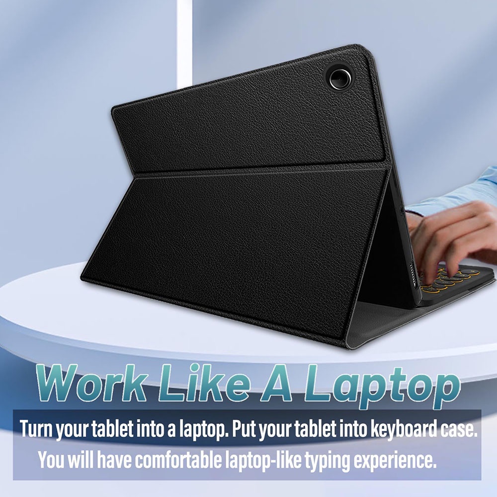 Bao Da Máy Tính Bảng Kèm Bàn Phím Không Dây Cho samsung tab a9 plus 11 inch 2023 7 Màu galaxy tab s9 / s9 fe / s8 / s7 tab s6 lite tab a8 10.5