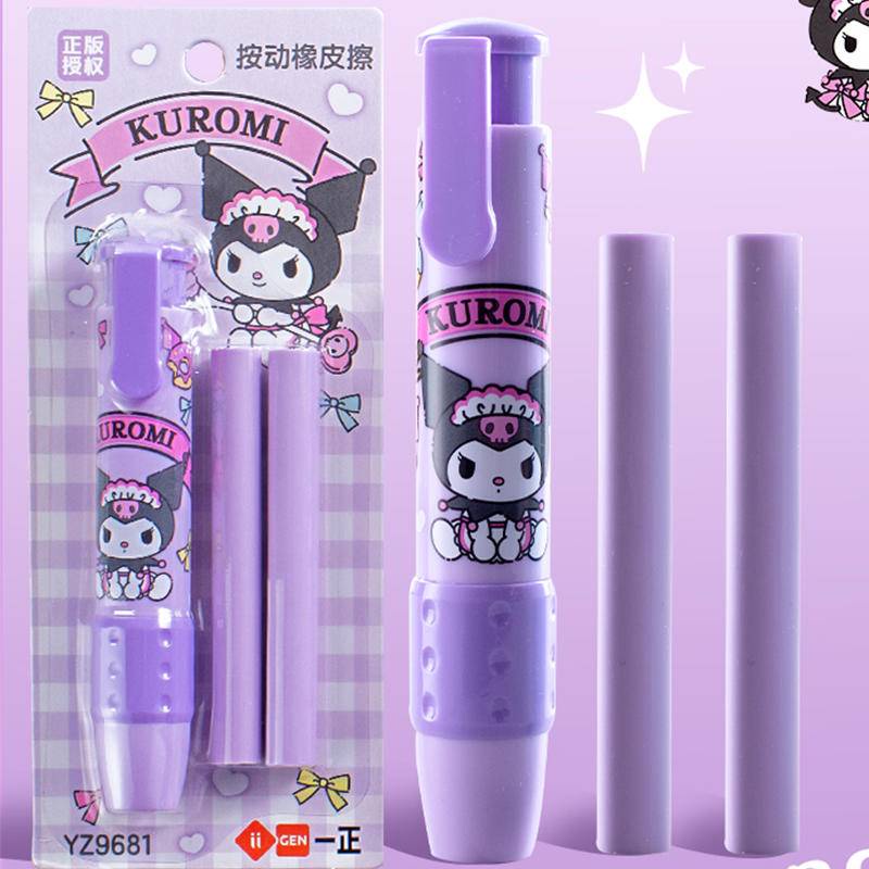 Tẩy Bút Chì 3 Trong 1 sanrio mymelody kuromi cinnamoroll pochacco Mới Lạ Làm Quà Tặng Cho Trẻ Em / Văn Phòng