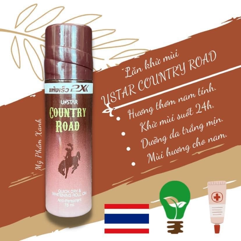 Lăn Nách 2x Ustar 75ml Thái Lan - Khử Mùi, Giảm Mồ Hôi, Làm Trắng, Giảm Thâm - ATM Mart