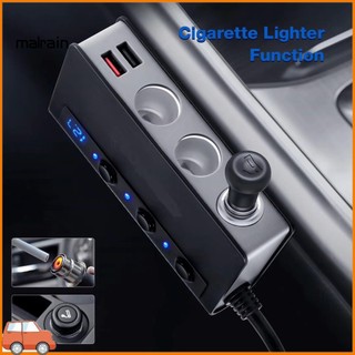 Adapter sạc nhanh qc30 4 cổng usb cho xe hơi