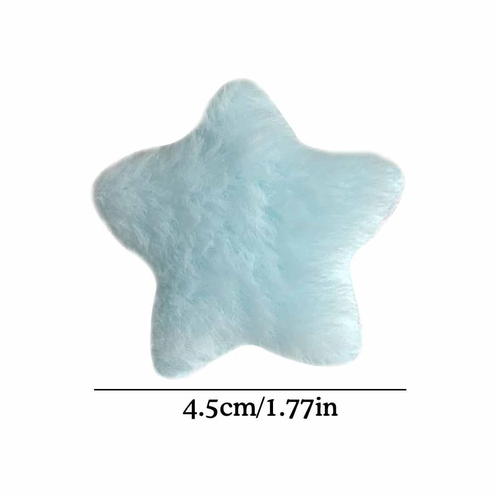 Kẹp Tóc Thời Trang Hình Ngôi Sao Lông Nhung Dễ Thương Xinh Xắn y2k u0f6