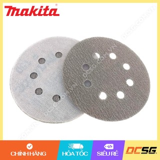 Nhám tròn đế lông 125mm độ hạt 40-400 Makita (Hộp 10 tờ) | DCSG