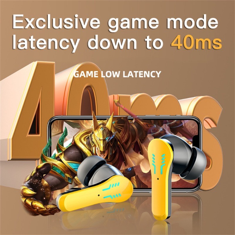 Hx Tai Nghe Chụp Tai bluetooth Không Dây n35 tws Pin 15h Chống Nước Thoải Mái Khi Chơi Game
