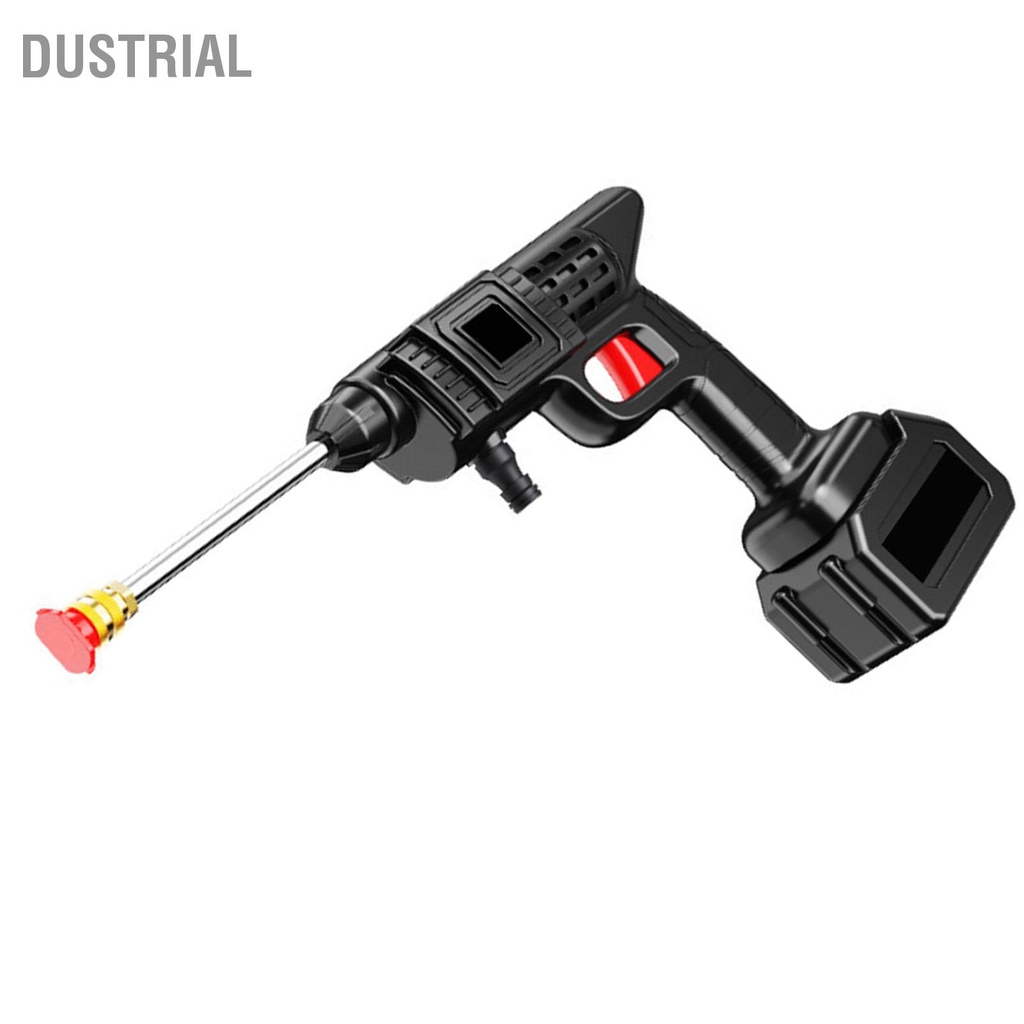 Dustrial Máy rửa áp lực không dây 22bar 300W làm sạch xe suất cao chạy bằng pin di động có thể sạc lại
