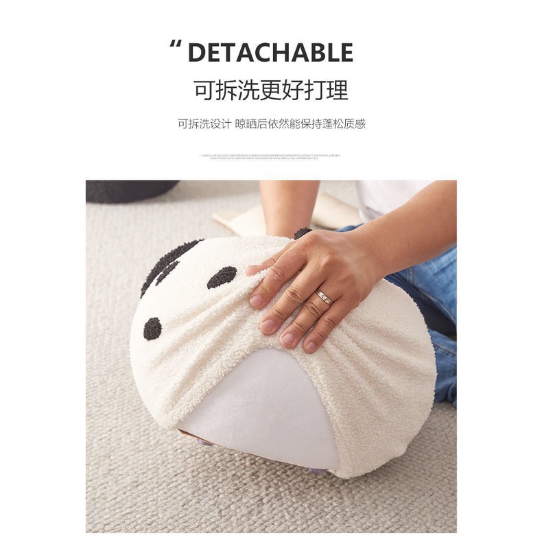 [Mã CLS2404A giảm 30k đơn 150k] Ghế Đẩu Giả Lông Cừu Vui Nhộn Sáng Tạo Trang Trí Phòng Khách / Phòng Ngủ | BigBuy360 - bigbuy360.vn