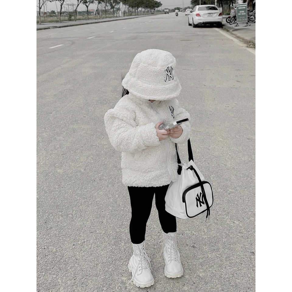 QB121 - SET 3 QUẦN LEGGING BÉ LÓT NỈ ĐEN GHI TRẮNG