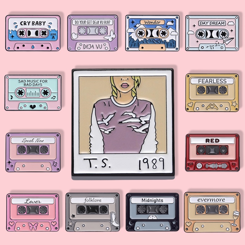 Hoạt Hình Huy Hiệu Cài Áo Hình taylor swift Thời Trang