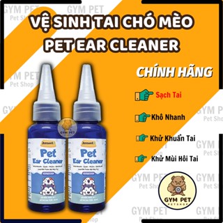 Pet Ear Cleaner Dung Dịch Vệ Sinh Tai Chó Mèo, Nước Rửa Tai Chó Mèo, Khử Mùi Hôi - Chai 50ml