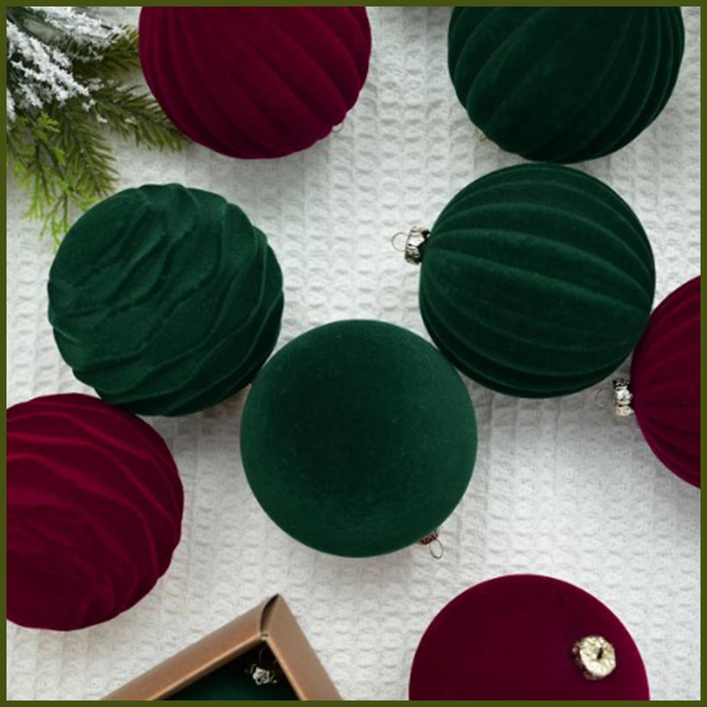 Set 12 Quả Châu Trang Trí Cây Thông Noel