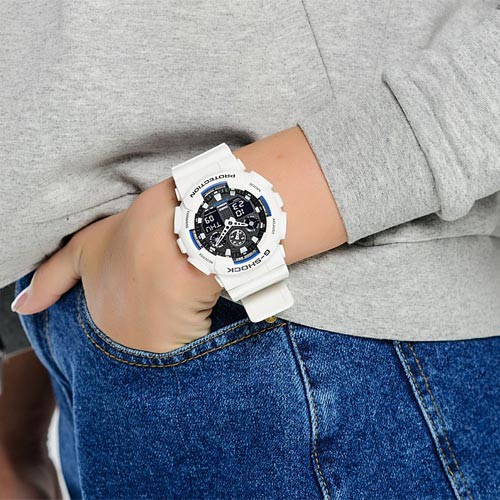 Đồng hồ thể thao nam nữ G-Shock GA-100B-7A Full phụ kiện