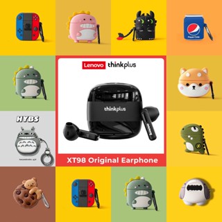  Cho Lenovo Thinkplus XT98 Case ốp tai ng Vỏ Bảo Vệ Hộp Sạc Tai Nghe Họa Tiết Hoạt Hình Kuromi Sheathi Dễ Thương 