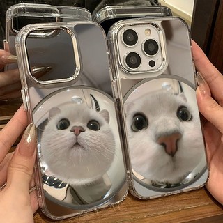 ốp iphone 11/12/13/14/15 Pro Max Cute Gương gương chống sốc Case For ốp lưng iphone 11,12,13,14,15,11PM,12PM,13PM,14PM,15PM