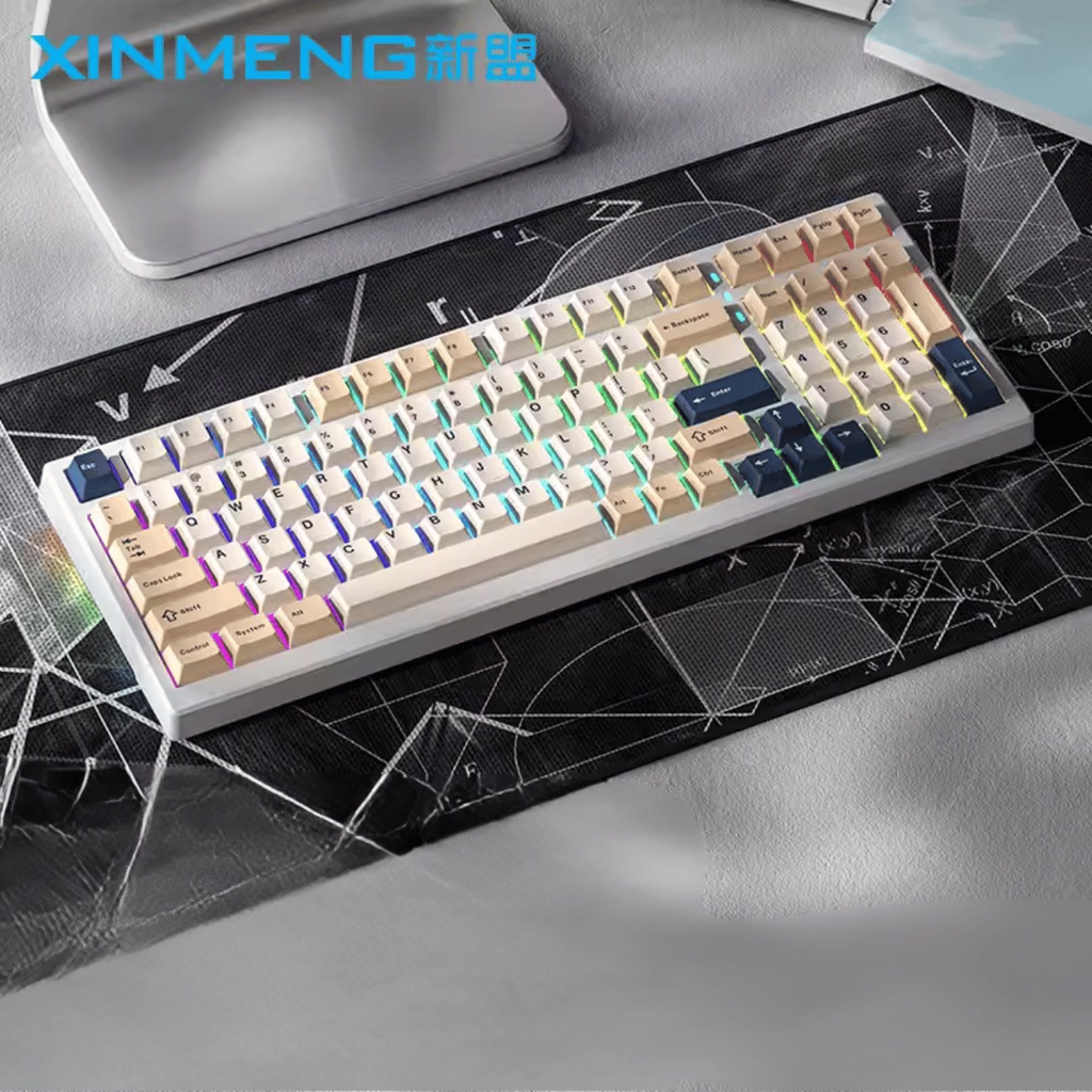 Bàn phím cơ Xinmeng X98 Pro - LED RGB Cao Cấp - Hotswap 5 Pin, Lót Foam, mạch xuôi - MKSHOP