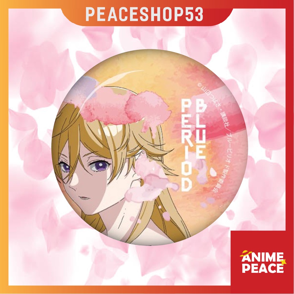 Huy hiệu Blue Period Lấp Lánh Huy Hiệu Anime Blue Period Phụ Kiện Anime Manga Ver 3 HH50