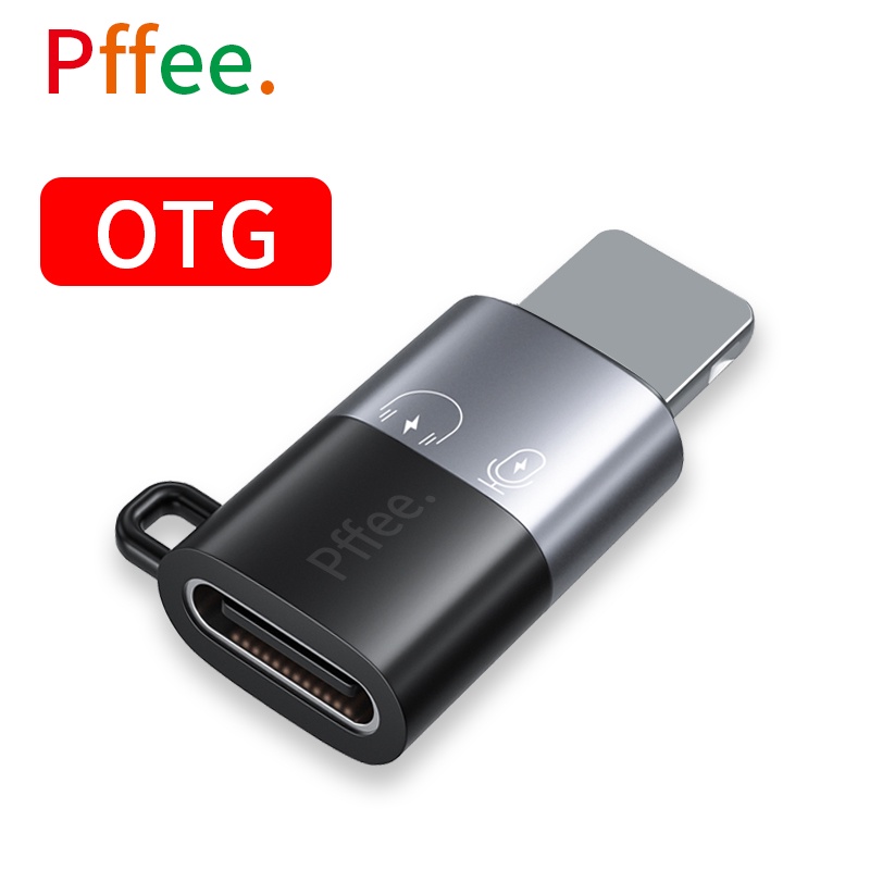 Pffee Dây Cáp Chuyển Đổi otg usb c Sang Lxning Cho Điện Thoại / Bàn Phím / Chuột