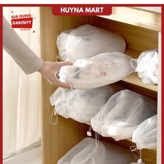 Combo 10 túi đựng giày đa năng vải không dệt trắng - Siêu tiện lợi