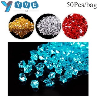 Túi 50 viên đá nhân tạo nhiều màu trang trí bể cá