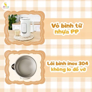 Bình đun nước giữ nhiệt pha sữa Moaz Bebe MB070