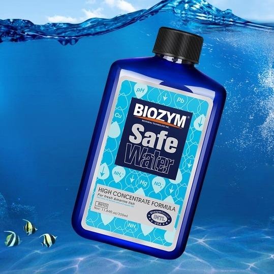 Biozym Safe Water - Khử Clo Và Kim Loại Nặng, Ammonia Hồ Thủy Sinh