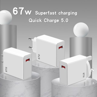 Củ sạc điện thoại siêu nhanh 67w 5v 5a phong cách âu mỹ