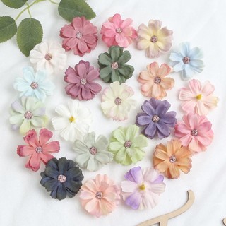 Set 100 hoa hồng giả 5cm bằng lụa dùng để trang trí nhà cửa / tiệc cưới / lễ tình nhân