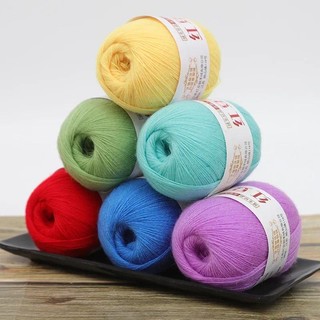 Cuộn Chỉ Cashmere Dệt Tay 50g Chất Lượng