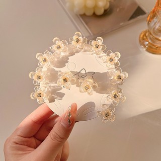 Kẹp Tóc Mini Hình Hoa Đính Đá Dễ Thương Cho Nữ