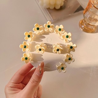 Kẹp Tóc Mini Hình Hoa Đính Đá Dễ Thương Cho Nữ