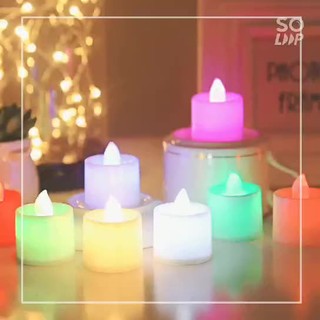 Nến điện tử mini tặng kèm pin , đèn led hình nến trang trí Goodtime