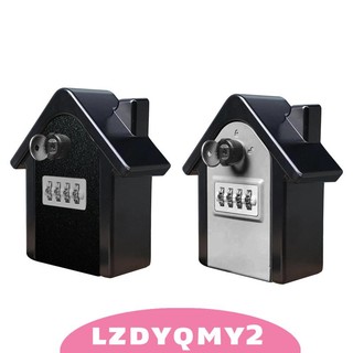 Hộp khóa mật khẩu kỹ thuật số gắn tường kèm hộp đựng chìa khóa tiện dụng
