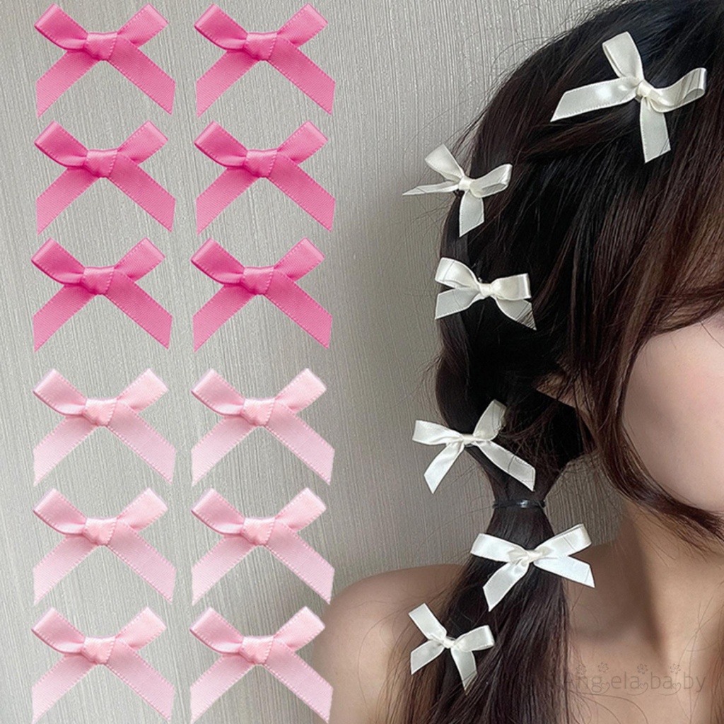 Hian-mini Tóc Nơ Kẹp Tinh Tế Satin Nơ Tóc Barrettes Kawaii Phụ Kiện Tóc